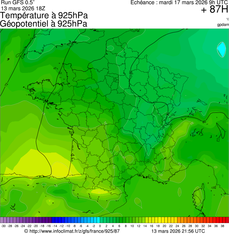 Mod&egrave;les m&eacute;t&eacute;orologiques