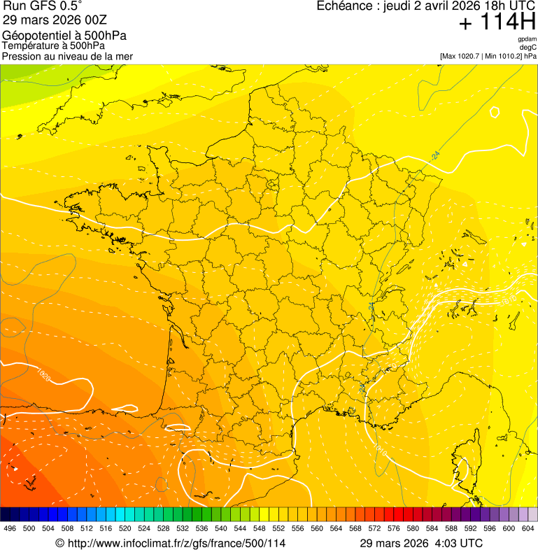 Mod&egrave;les m&eacute;t&eacute;orologiques