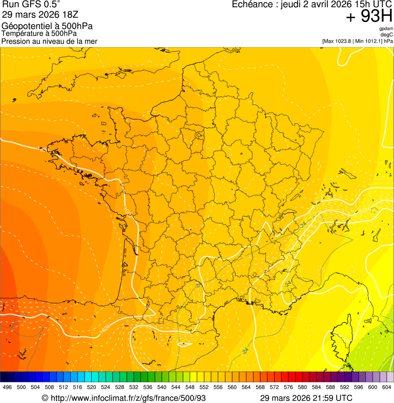 Mod&egrave;les m&eacute;t&eacute;orologiques