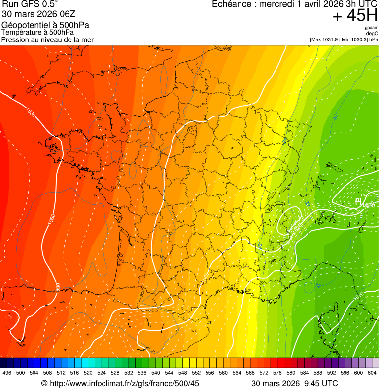 Mod&egrave;les m&eacute;t&eacute;orologiques