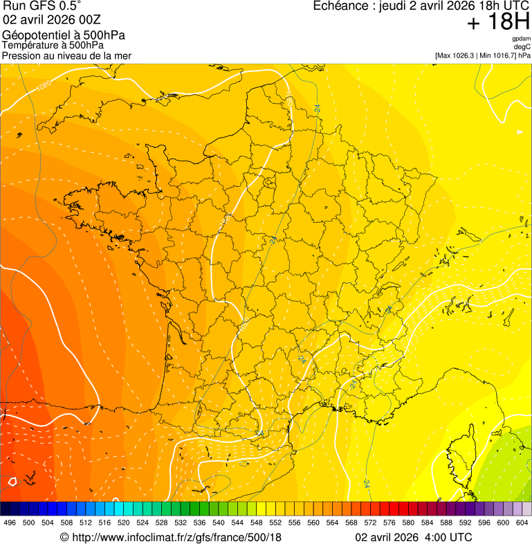 Mod&egrave;les m&eacute;t&eacute;orologiques