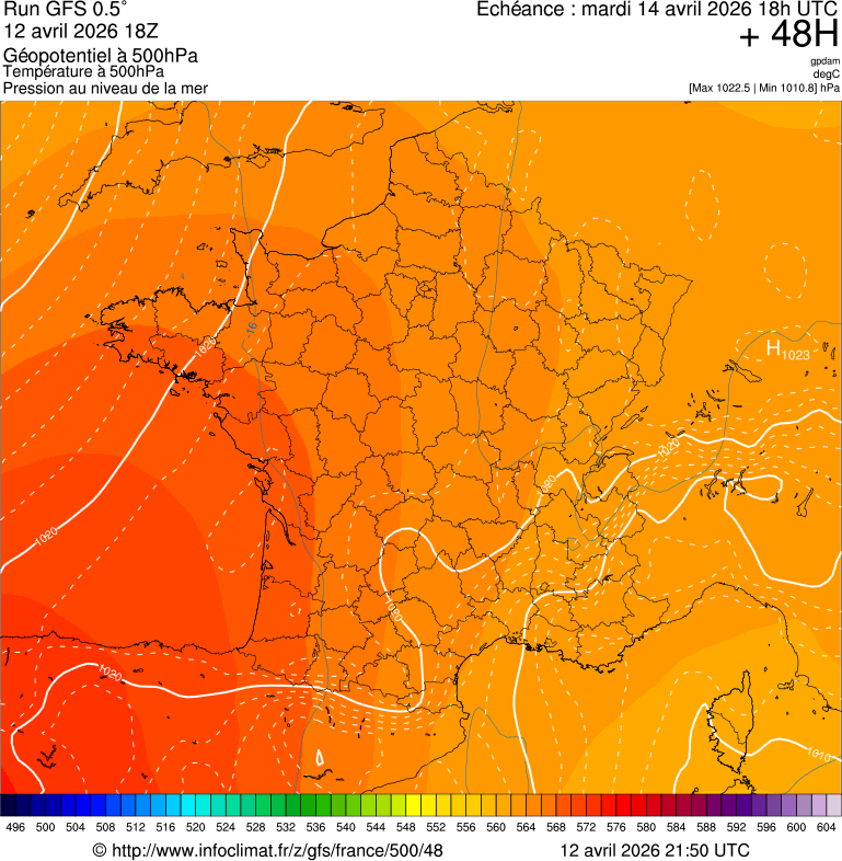 Mod&egrave;les m&eacute;t&eacute;orologiques