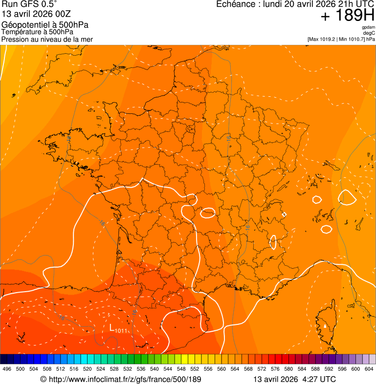 Mod&egrave;les m&eacute;t&eacute;orologiques