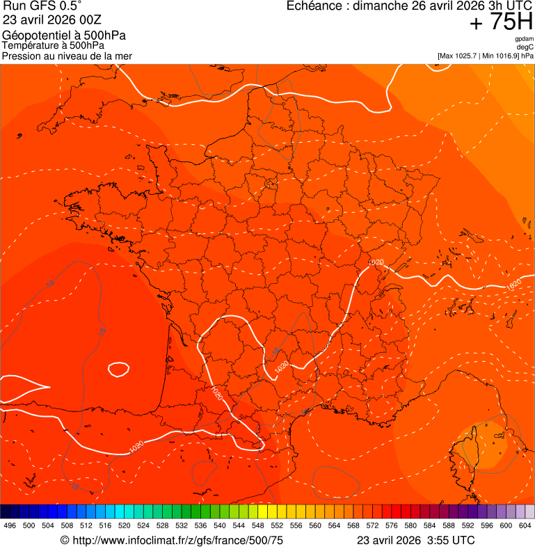Mod&egrave;les m&eacute;t&eacute;orologiques