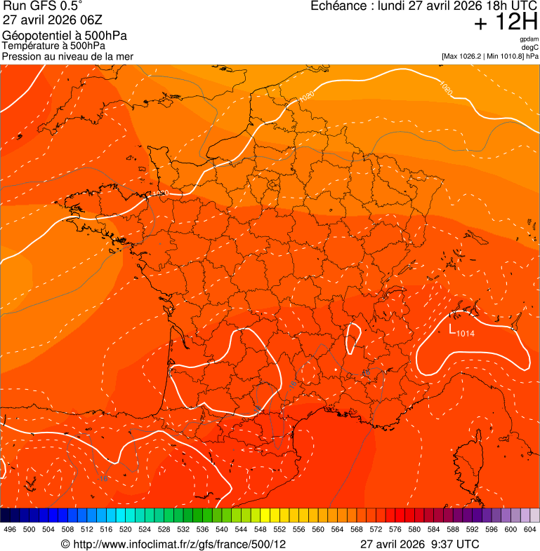 Mod&egrave;les m&eacute;t&eacute;orologiques