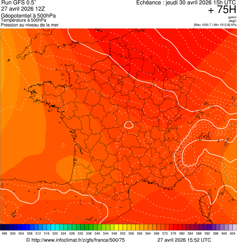 Mod&egrave;les m&eacute;t&eacute;orologiques