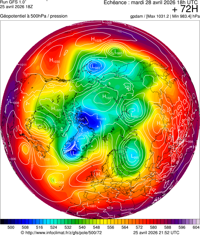 Mod&egrave;les m&eacute;t&eacute;orologiques